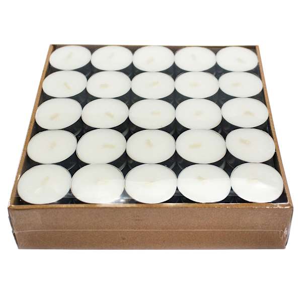 100-Count White Unscented Tealight Candles