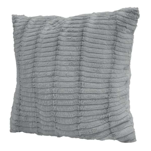 Grey Lash Throw Pillow, 24"