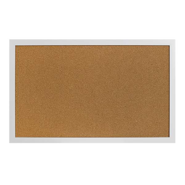 White Framed Utility Cork Board, 20x32