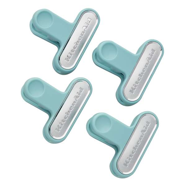 KitchenAid Small Bag Clips, Aqua Sky
