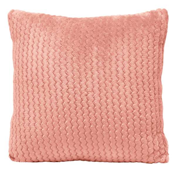 Shawn Coral Jacquard Plush Pillow, 24"