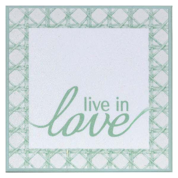 Live In Love Box Sign, 5"