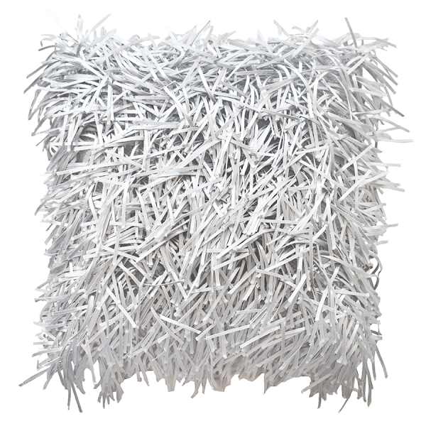 Grey Shag Throw Pillow, 24"