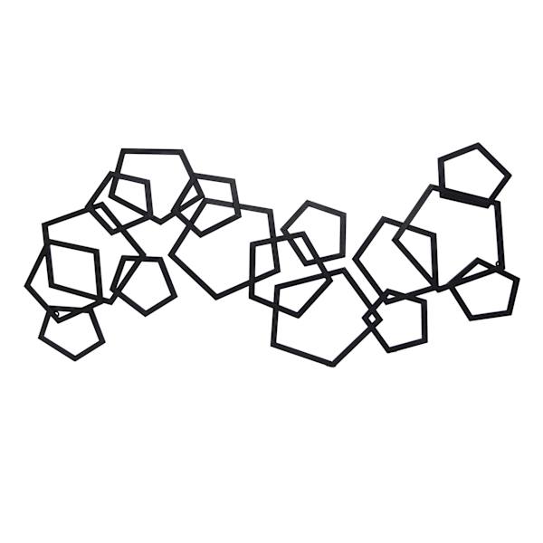 Metal Pentagon Wall Art, 42x23