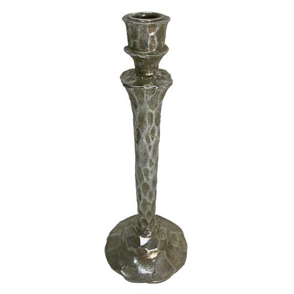 Hammered Taper Candle Holder, 11"