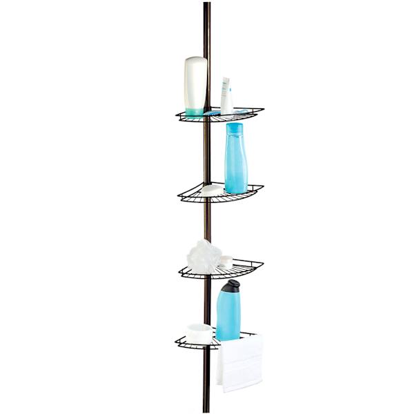 Brown Metal Wall Mounted Garment Organizer