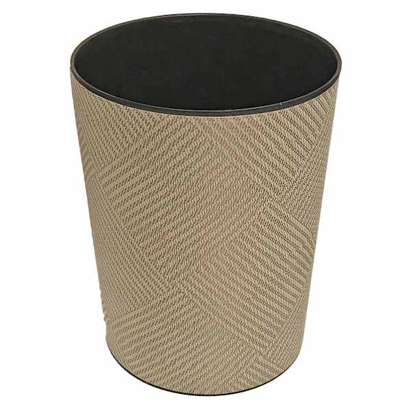 Deco Wrap Wastebasket, Gold Weave