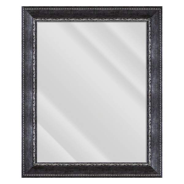 Bianca Pewter Rectangle Wall Mirror, 29x35
