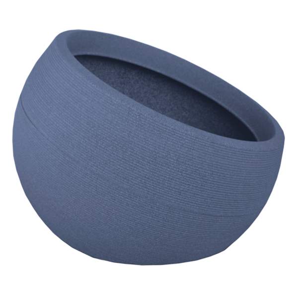 Japi All Weather Proof Charcoal Linea Bowl Outdoor Planter, Large