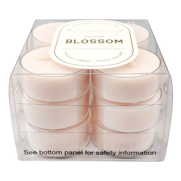 12-Pack Sugar Blossom Scented Tealight Candles