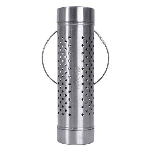 Ignite Stainless Steel Chip Tube Smoker & Spiral Steel Handle