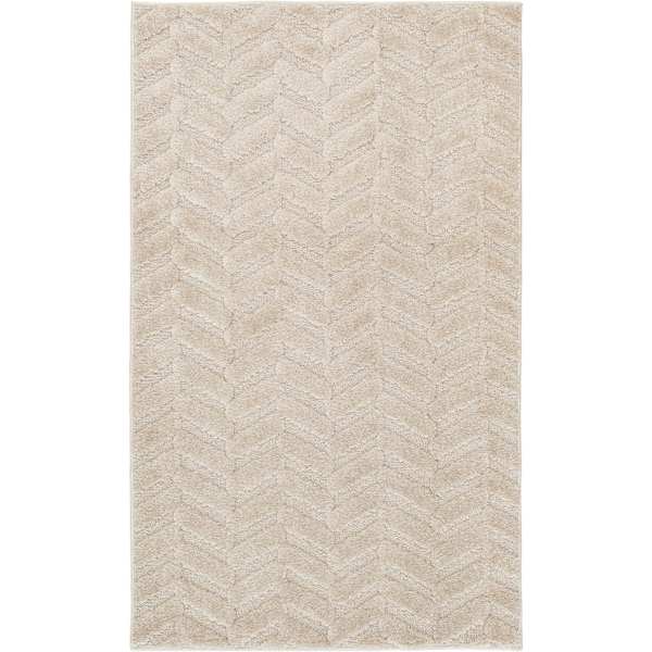 Waterford Ivory Chevron Tufted Accent Rug, 3x5