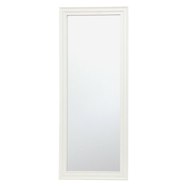 Becky White Framed Leaner Mirror, 24x58