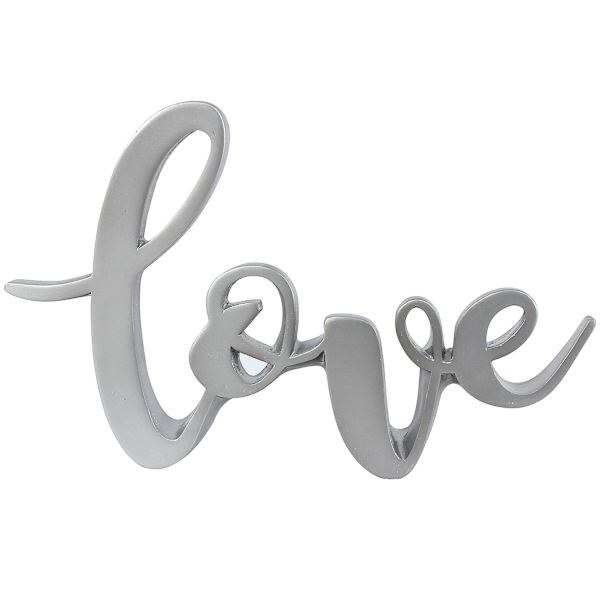 Love Cutout Table Sign, 9x6