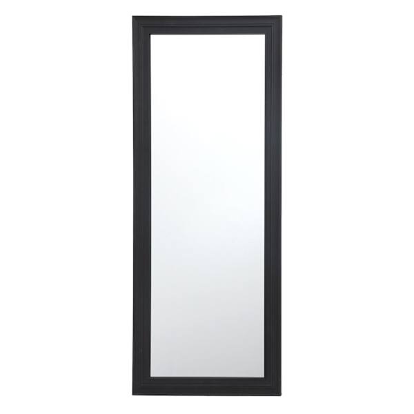 Becky Black Framed Leaner Mirror, 24x58