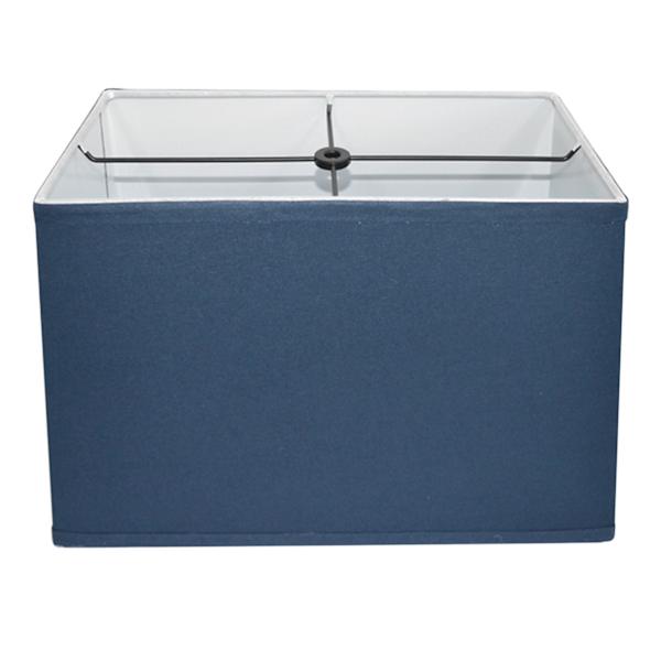 Navy Rectangle Lamp Shade Blue Sold by at Home