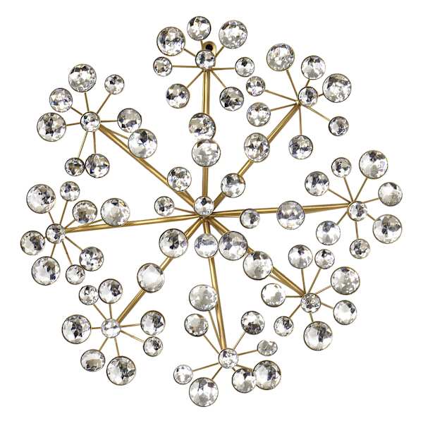 Metal Gold Starburst Wall Art, 16"