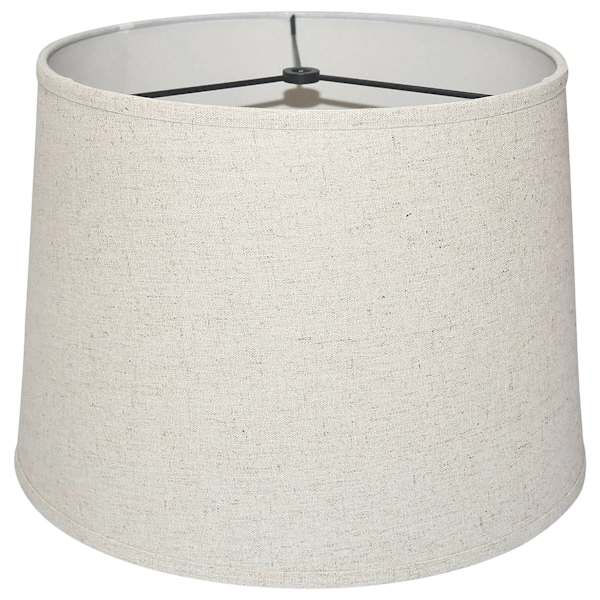 Beige Linen Medium Table Lamp Shade, 14x14x10