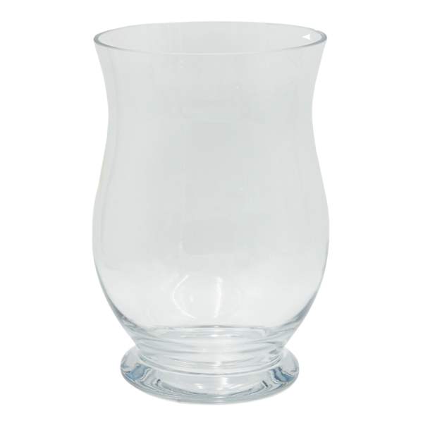 Clear Glass Hurricane Candle Holder, 10"