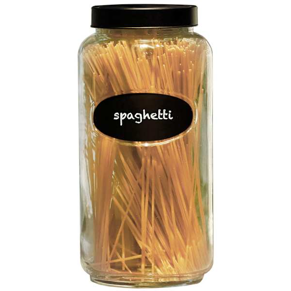 Chalk It Glass Canister, 11.2"