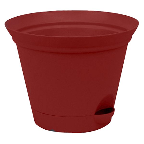 Salsa Red Self-Watering Outdoor Flare Planter, Small