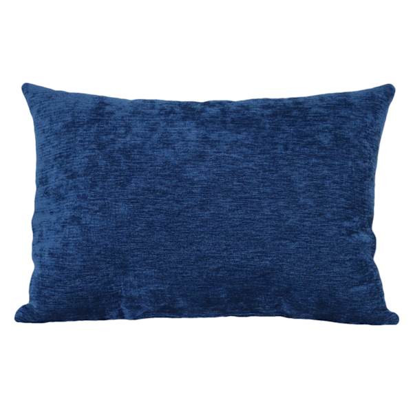 Reese Navy Chenille Throw Pillow 14x20