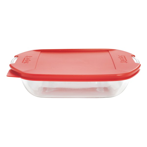 Anchor Hocking Square Cake Dish with Lid, 8"
