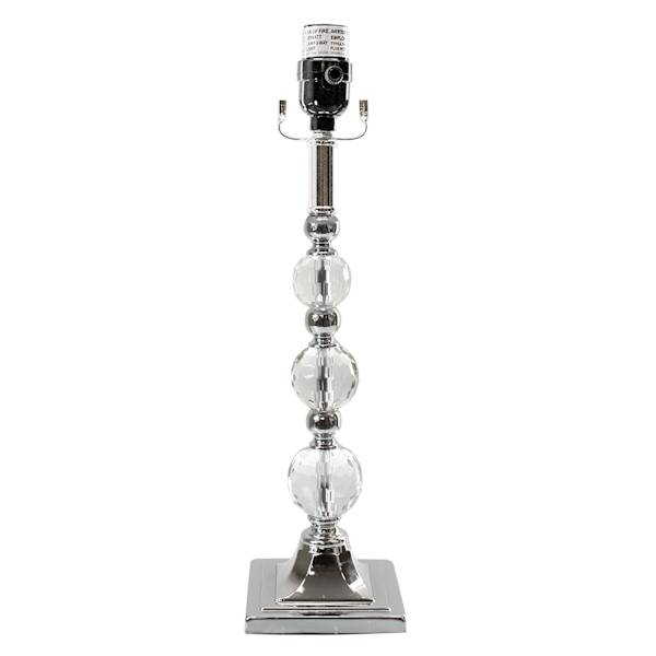 Crystal Table Lamp Base, 21"