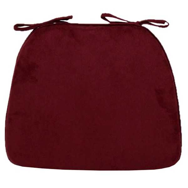 Alexander Burgundy Plush Foam Dining Chair Cushion