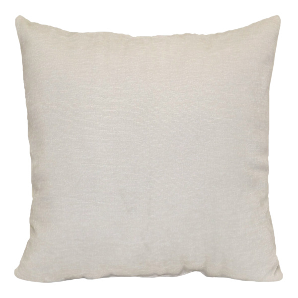 Reese Ivory Chenille Throw Pillow, 24"