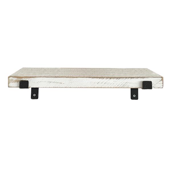 Natural Wooden Wall Shelf, 16"