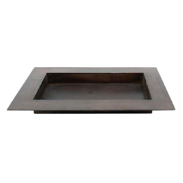 Brown Metal Plate, 16x11
