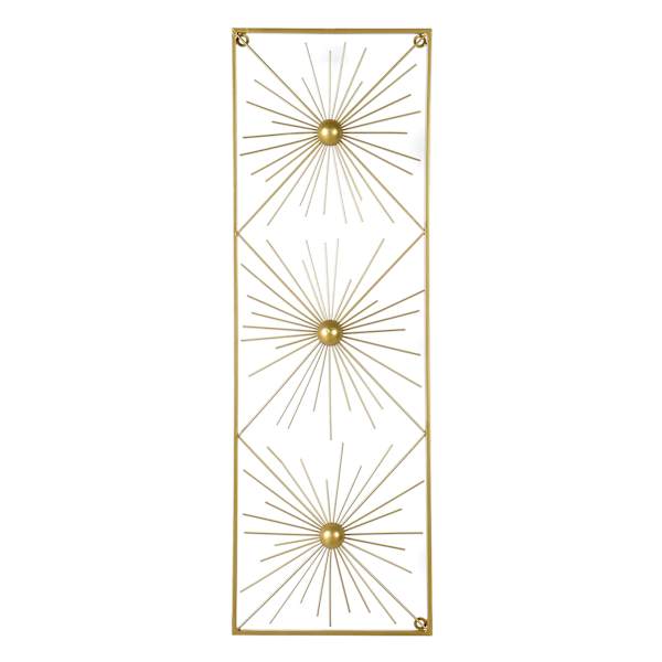 Gold Metal Wall Art, 12x26