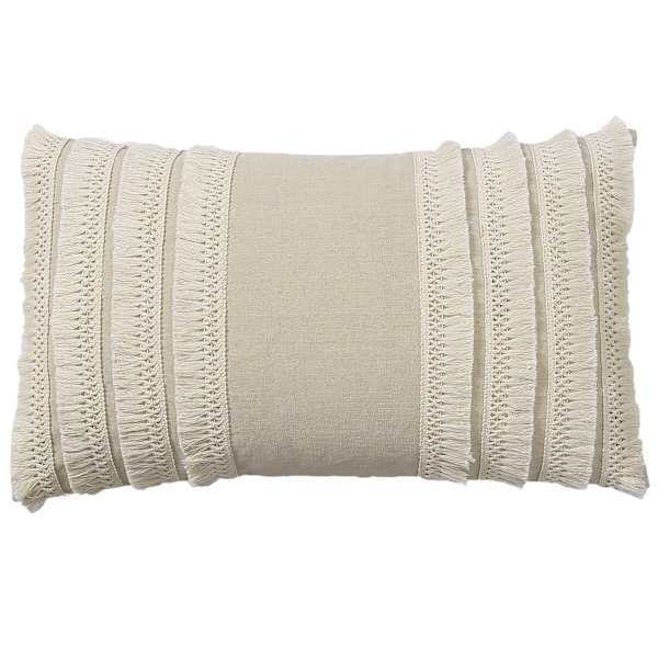 White tassel pillows online