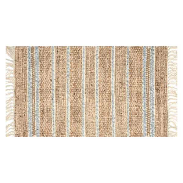 Light Green Tao Jute Accent Rug, 27x45