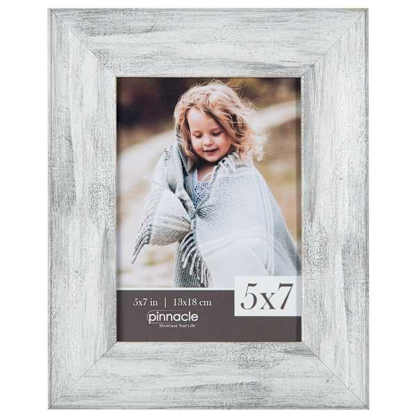 White Scoop Tabletop Picture Frame, 5x7
