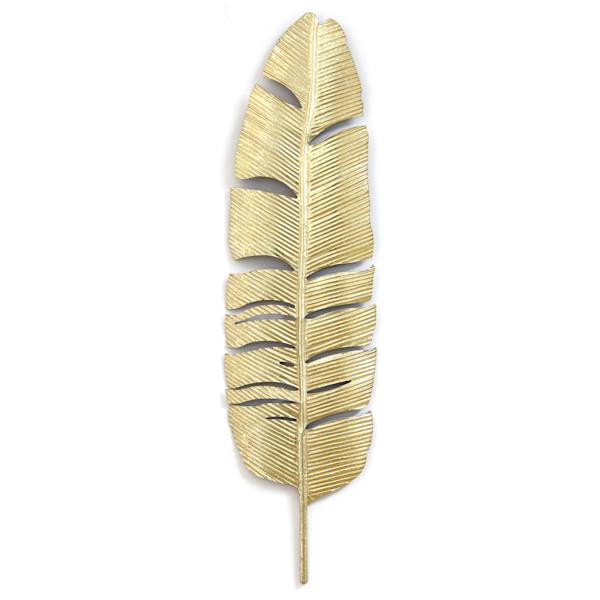 Gold Feather Wall Decor, 8x30