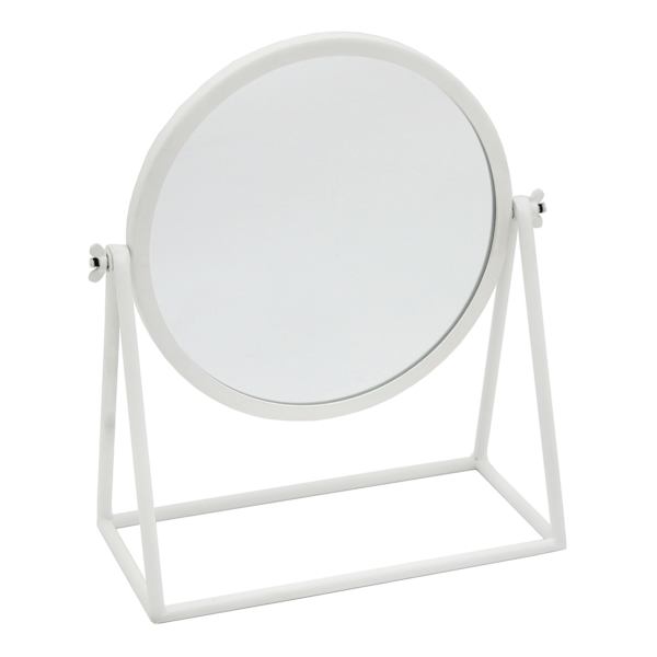 White Table Mirror