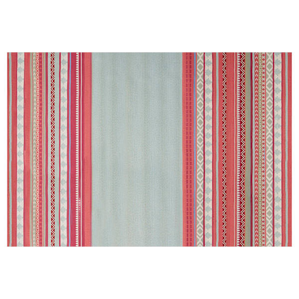 (E329) Mikayla Pink Multicolor Striped Outdoor Area Rug, 8x10