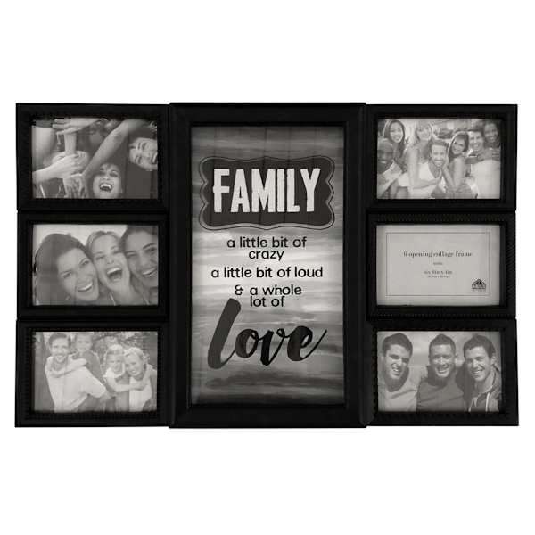 6-Opening Family & Love Collage Picture Frame, 22x14