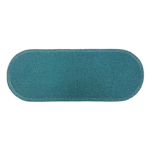 Teal Beaded Table Runner, 36"