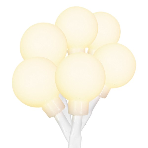 100-Count LED Frosted Globe String Light Set