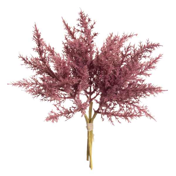 Dark Pink Pampas Grass Bundle, 14"