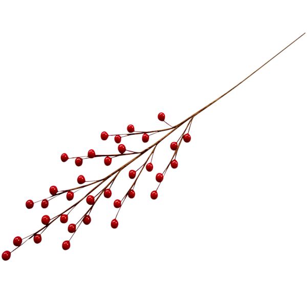 Set of 3 Red Berry Sprays, 19"
