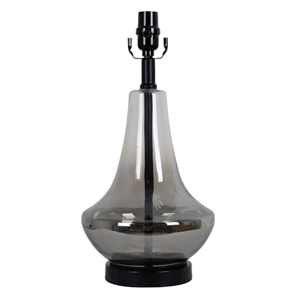 Laila Ali Metallic Grey Ombre Accent Lamp, 17"