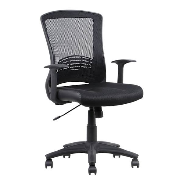 Enzo Black Adjustable Office Chair
