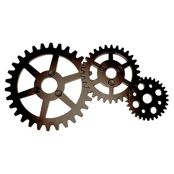 Gears Wall Art, 10x20