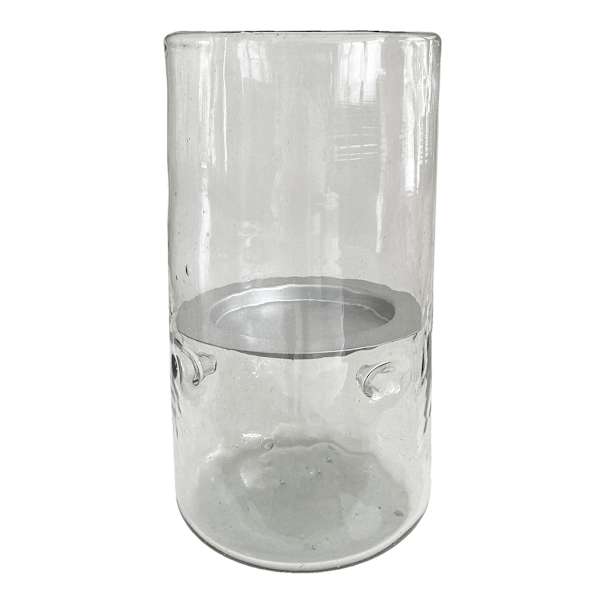 Picado Glass Candle Holder, 14"