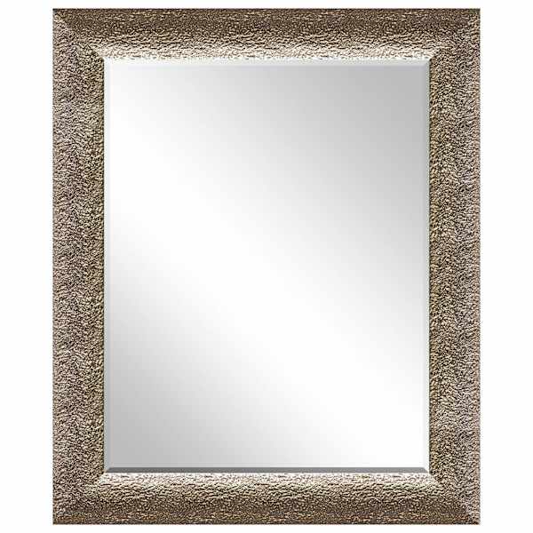 Nubia Gold Rectangle Wall Mirror, 29x35