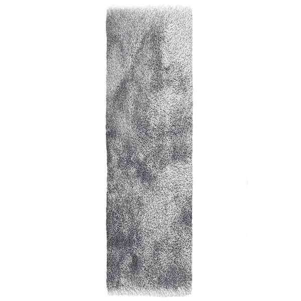 (C100) Mixed Silver Shag Runner, 2x6